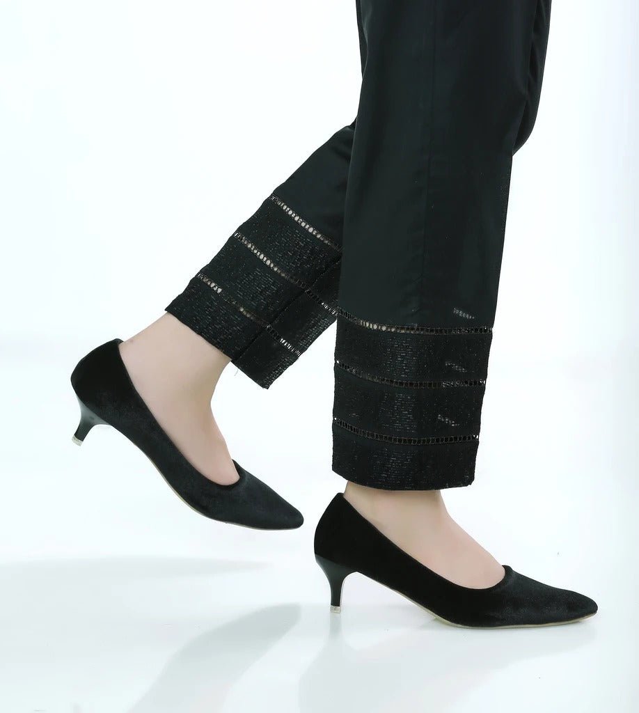 Lakhany 01 Piece Embroidered Stitched Trousers LSM-T-1624-Black