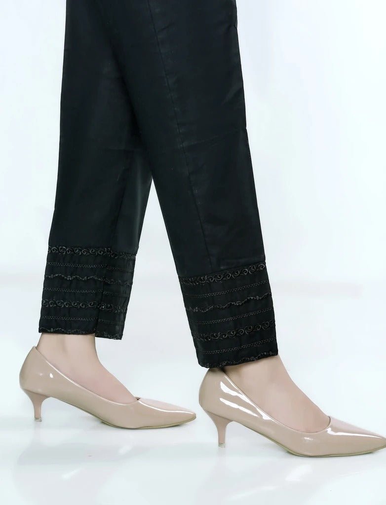 Lakhany 01 Piece Embroidered Stitched Trousers LSM-T-1817-Black