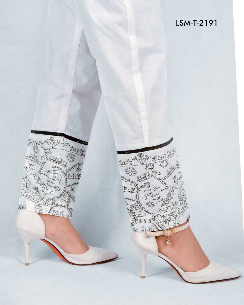 Lakhany 01 Piece Embroidered Stitched Bottoms LSM-T-2191