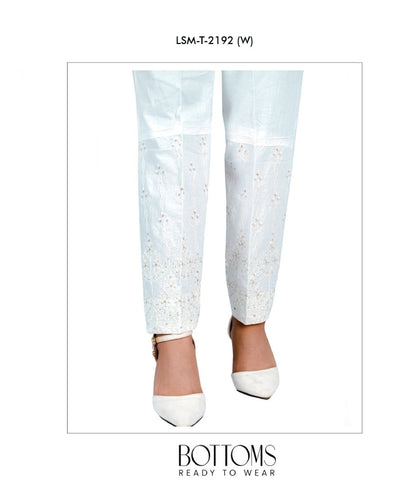 Lakhany 01 Piece Embroidered Stitched Bottoms LSM-T-2192 (W)