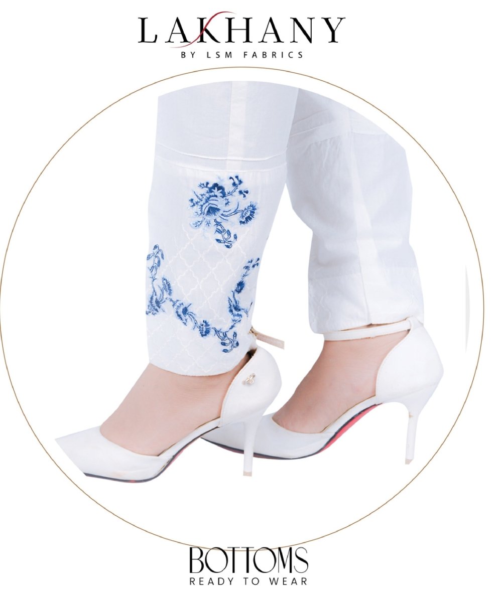 Lakhany 01 Piece Embroidered Stitched Bottoms LSM-T-2196 (W)