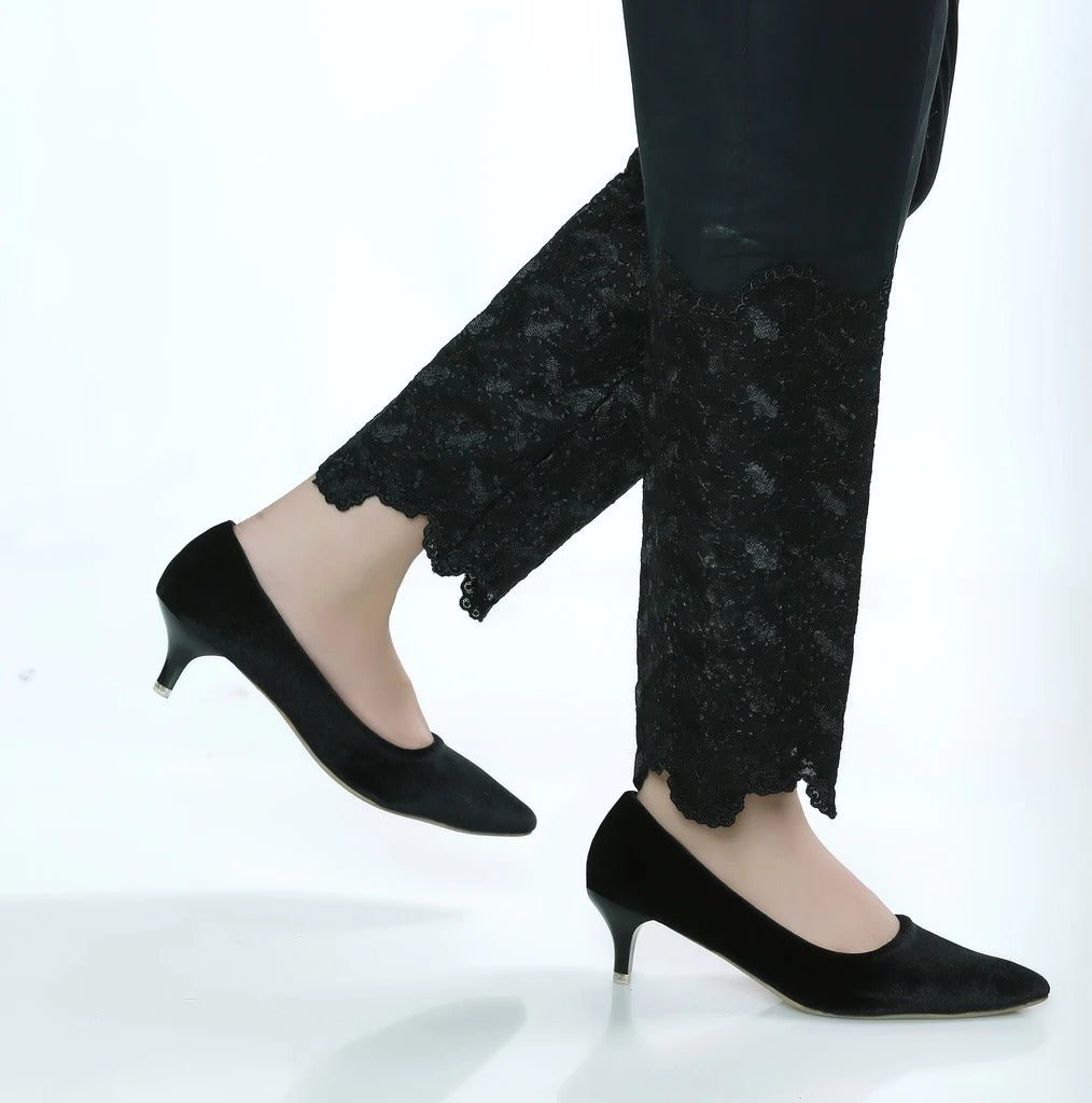 Lakhany 01 Piece Embroidered Stitched Trousers LSM-T-54-Black