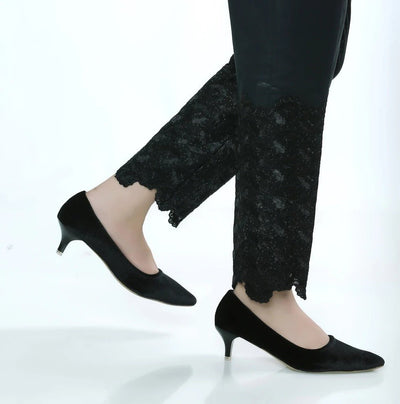 Lakhany 01 Piece Embroidered Stitched Trousers LSM-T-54-Black