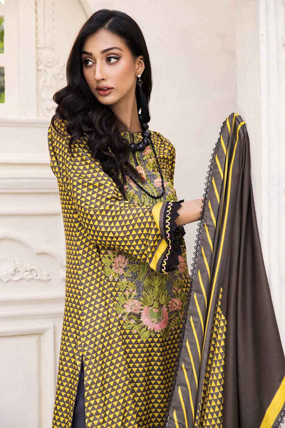 Gul Ahmed 3PC Linen Unstitched Digital Printed Suit LT-22013