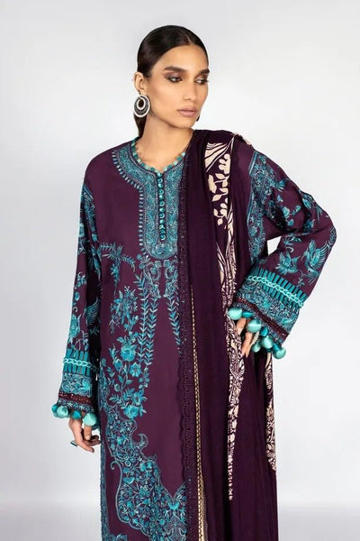 SANA SAFINAZ 3 Piece Unstitched Muzlin Winter Suit M214-011A