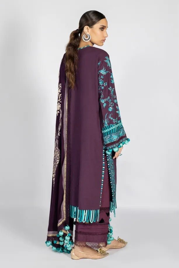 SANA SAFINAZ 3 Piece Unstitched Muzlin Winter Suit M214-011A
