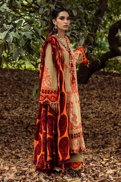 SANA SAFINAZ 3 Piece Unstitched Muzlin Winter Suit M214-012B