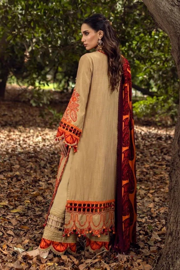 SANA SAFINAZ 3 Piece Unstitched Muzlin Winter Suit M214-012B