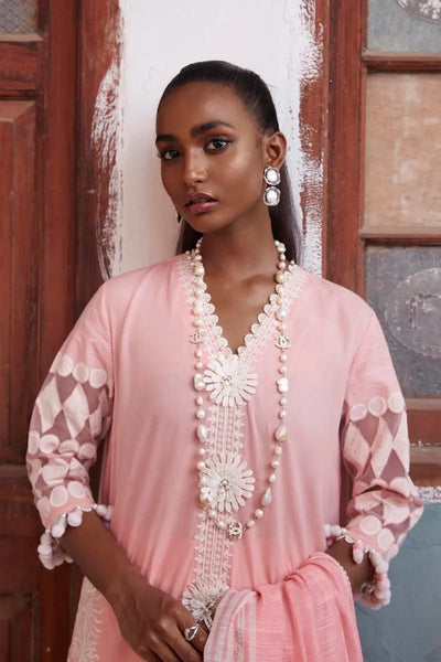 SANA SAFINAZ 3 Piece Unstitched Embroidered Printed Suit - M223-006B-CH