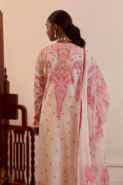 SANA SAFINAZ 3 Piece Unstitched Embroidered Printed Suit - M223-007B-CV