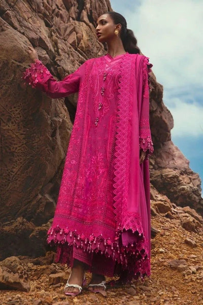 SANA SAFINAZ 3 Piece Unstitched Gold & Paste Printed Suit - M224-003A-CP