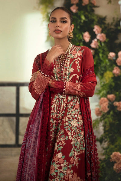SANA SAFINAZ 3 Piece Unstitched Gold & Paste Printed Suit - M224-020A-CP