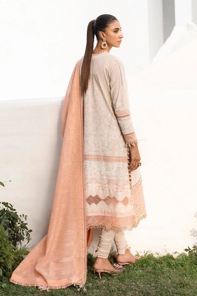 SANA SAFINAZ 3 Piece Unstitched Printed Embroidered Lawn Suit - M231-002A-CN