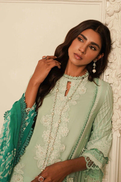 SANA SAFINAZ 3 Piece Unstitched Printed Embroidered Lawn Suit - M231-020A-CJ