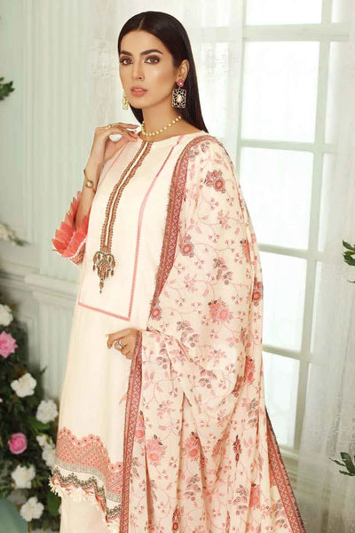Gul Ahmed 3PC Embroidered Jacquard Unstitched Suit MJ-22022