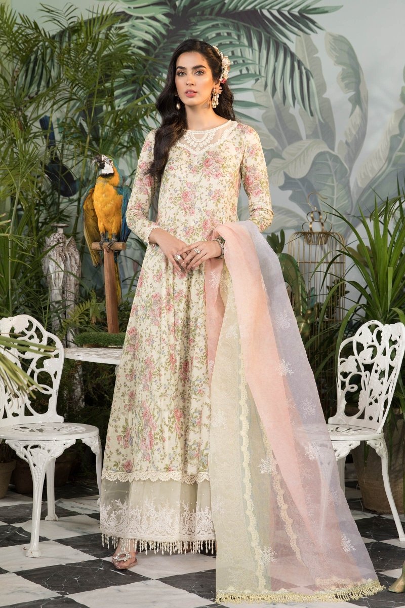 Maria.B Unstitched 3 Piece M.Prints MPT-1102-B