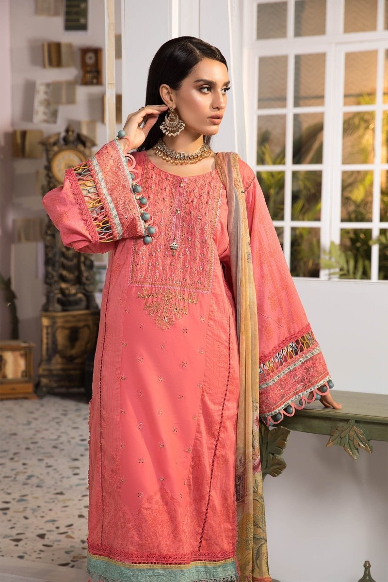 Maria.B Unstitched 3 Piece M.Prints MPT-1107-A
