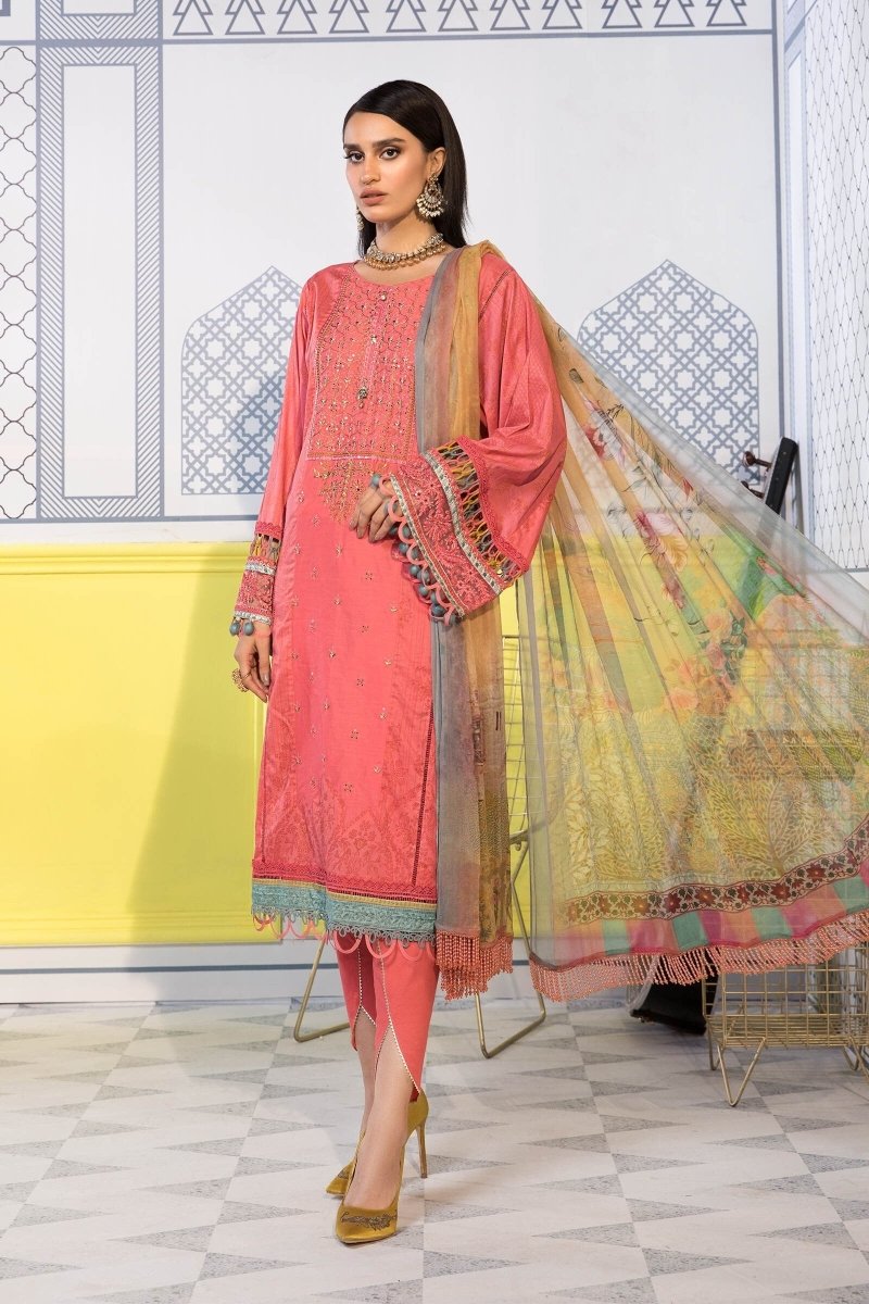 Maria.B Unstitched 3 Piece M.Prints MPT-1107-A