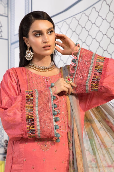 Maria.B Unstitched 3 Piece M.Prints MPT-1107-A
