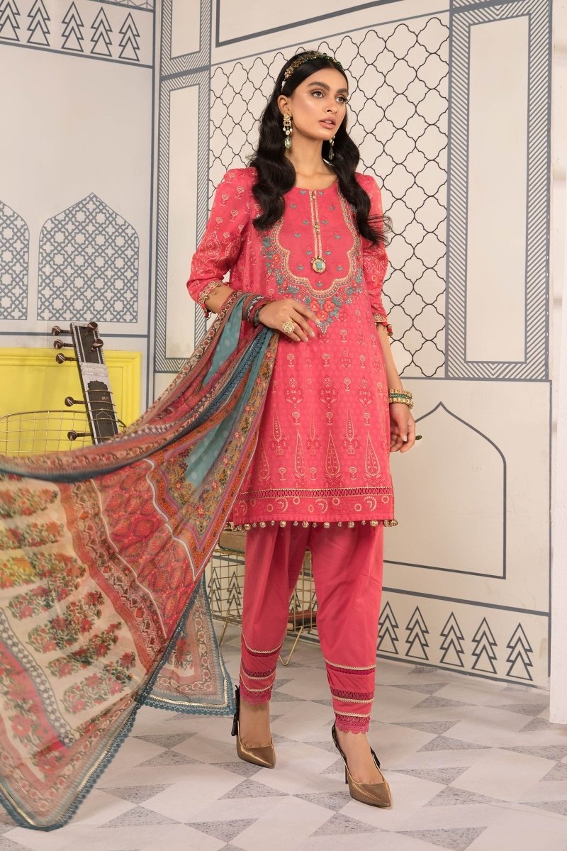 Maria.B Unstitched 3 Piece M.Prints MPT-1111-B