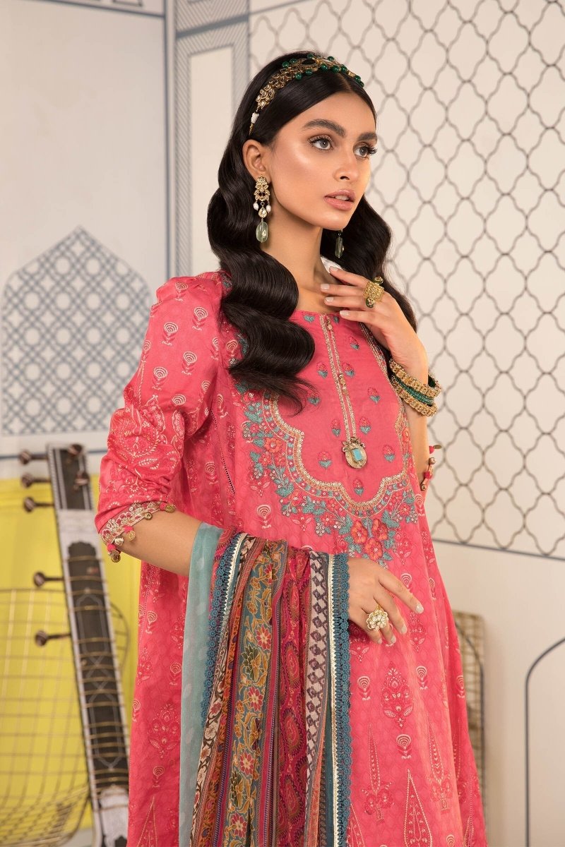 Maria.B Unstitched 3 Piece M.Prints MPT-1111-B