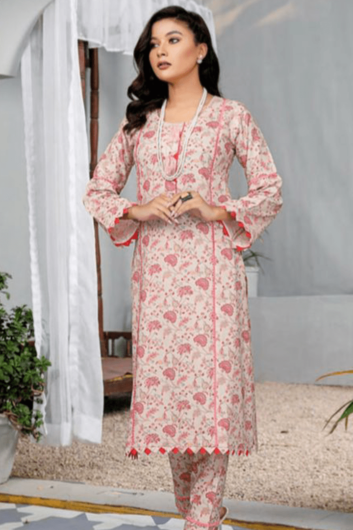 Munira Designer 2 Piece Stitched Dhanak Fabrics Printed Suit - MSL-03