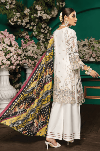 Munira Designer 3 Piece Stitched Dhanak Pashmina Shawl Suit - MSL-03