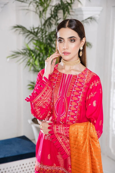 RAAYA Luxury Embroidered Jacquard Stitched 3pc Suit D-11 NEVOIR