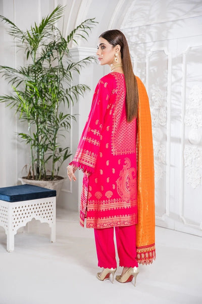RAAYA Luxury Embroidered Jacquard Stitched 3pc Suit D-11 NEVOIR
