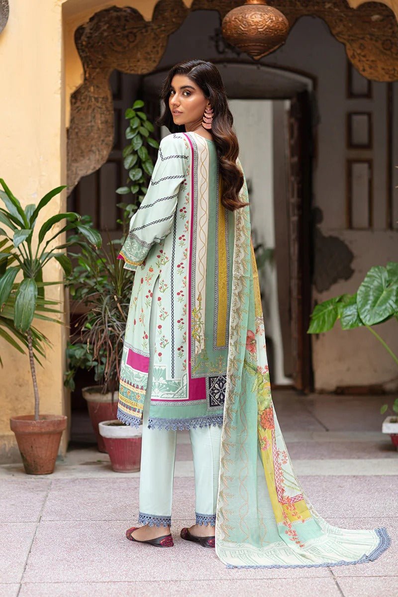 Rang Rasiya 3 Piece Stitched Embroidered digitally printed Suit D-636 Nigar