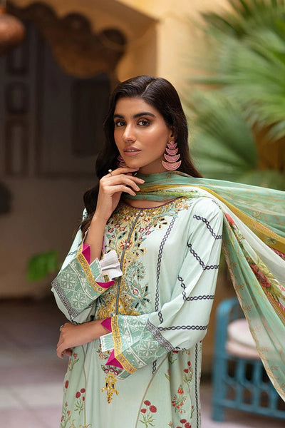 Rang Rasiya 3 Piece Stitched Embroidered digitally printed Suit D-636 Nigar