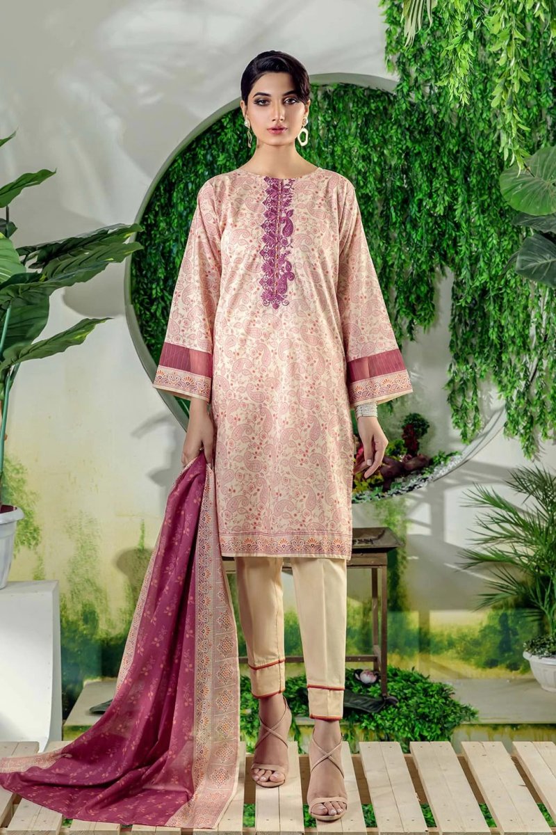 Ready To Wear Bonanza 3 Piece Digital Printed Lawn Suit RSO223P19 MAAHRU
