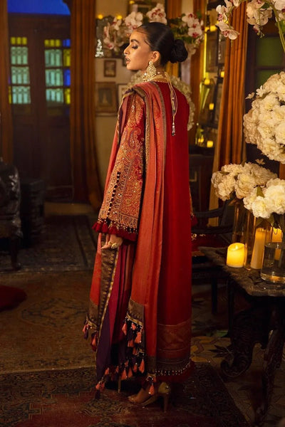 SANA SAFINAZ 3 Piece Unstitched Velvet Winter Suit S211-003A-CH