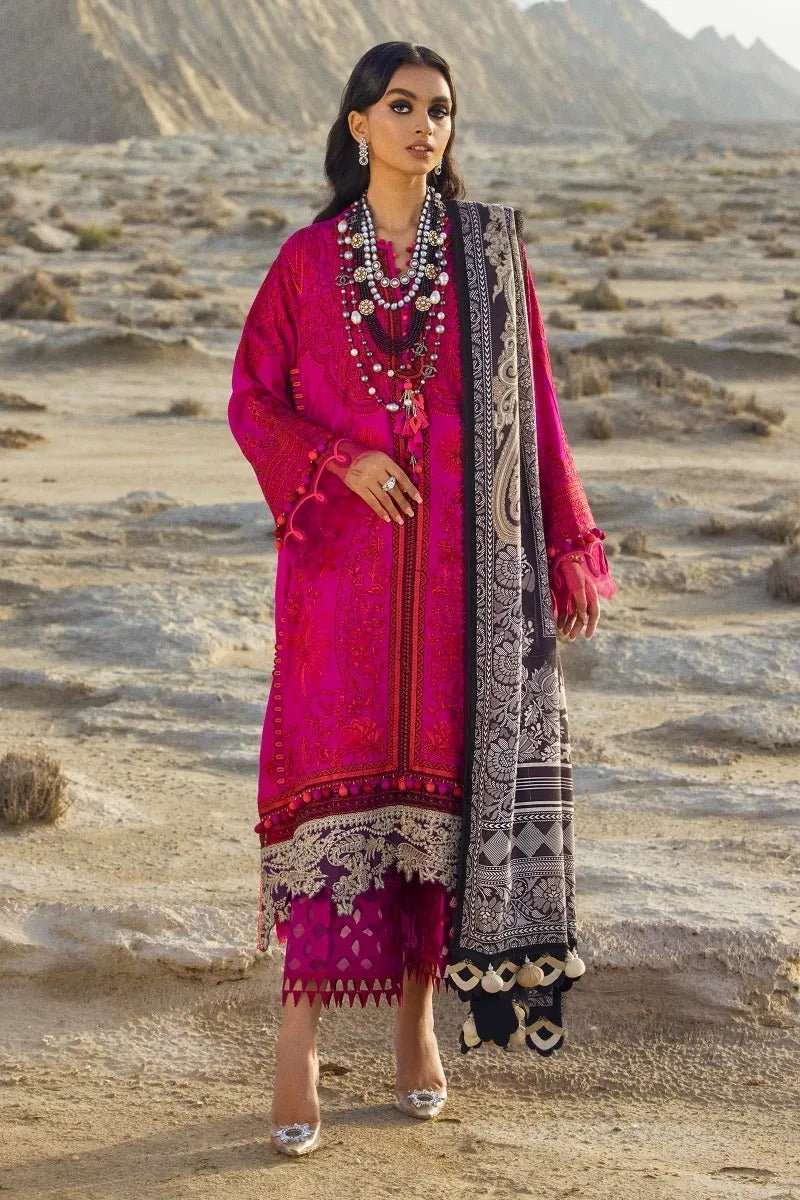 SANA SAFINAZ 3 Piece Unstitched Velvet Winter Suit S211-007A-CP