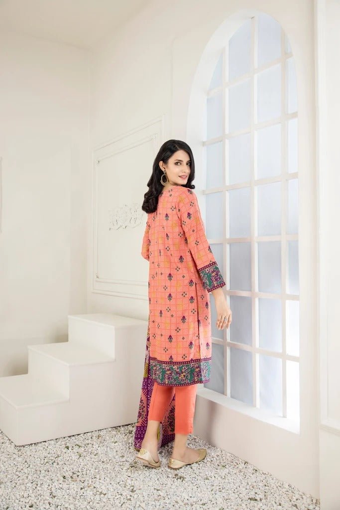 Lakhany 3 Piece Unstitched Printed Wash & Wear wrinkle free Suit SAF-622-C