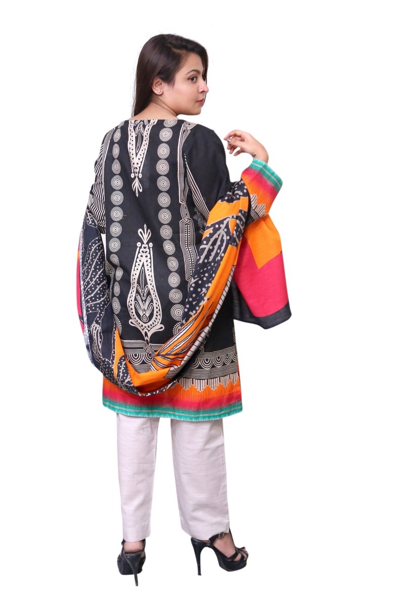 ZS Textile Salina Khaddar Printed Stitched 3 Piece Suit SKP5-008
