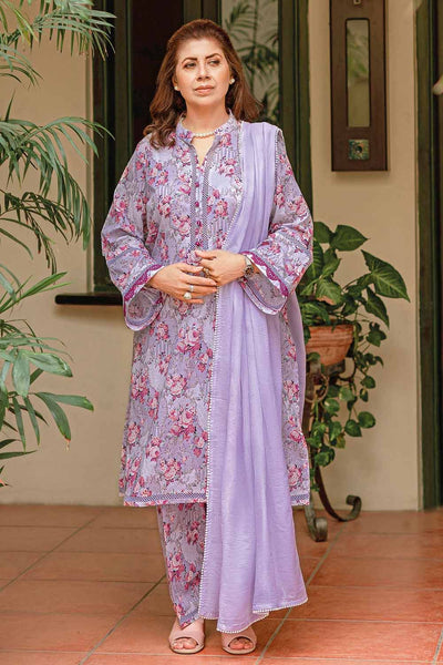 Gul Ahmed 1PC Lawn Unstitched Digital Printed Fabric SL-32026