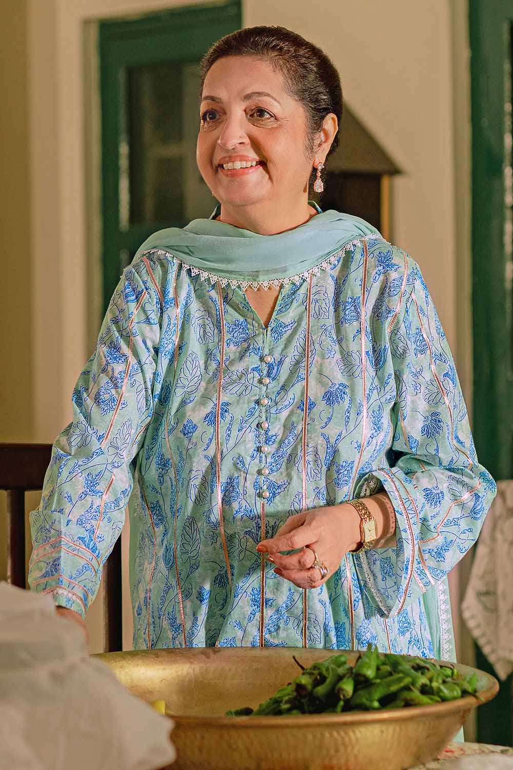 Gul Ahmed 1PC Lawn Unstitched Digital Printed Fabric SL-32027