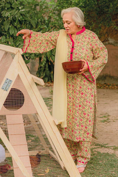 Gul Ahmed 1PC Lawn Unstitched Printed Fabric SL-32039