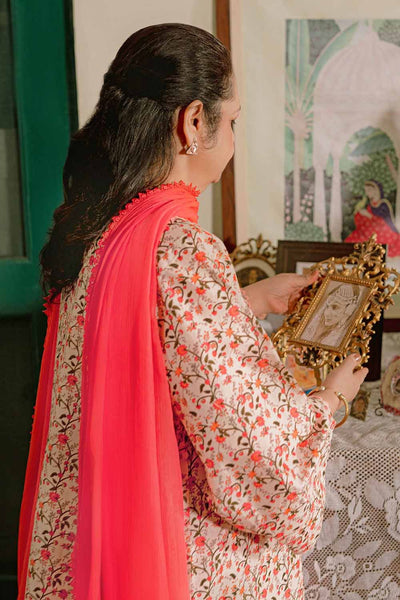 Gul Ahmed 1PC Lawn Unstitched Printed Fabric SL-32040