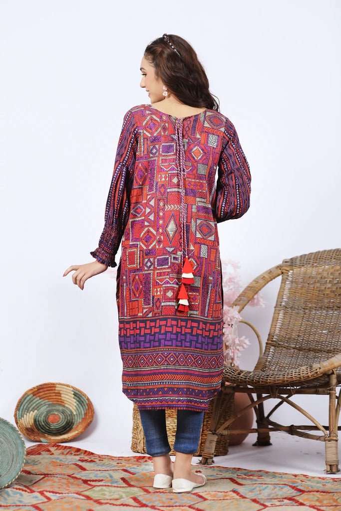 Lakhany 1 Piece Unstitched Summer Printed Lawn Shirt - SPK-2288