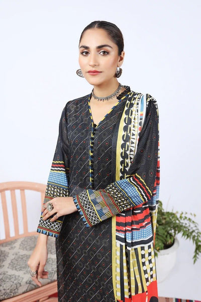 Lakhany 3 Piece Unstitched Summer Printed Lawn Suit - SPL-2244