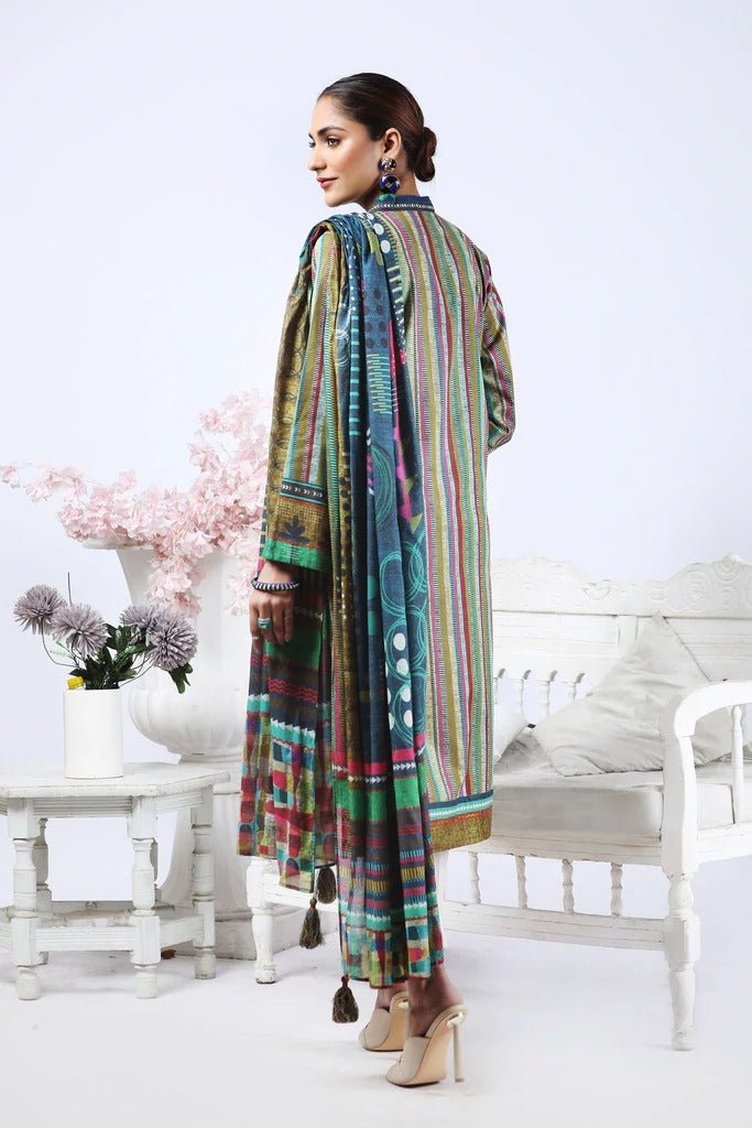 Lakhany 3 Piece Unstitched Summer Printed Lawn Suit - SPL-2246