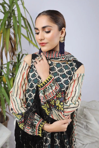 Lakhany 3 Piece Unstitched Summer Printed Lawn Suit - SPL-2247