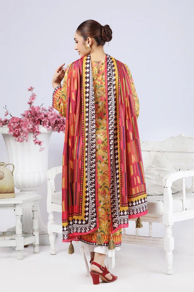 Lakhany 2 Piece Unstitched Summer Printed Lawn Suit - SPT-2266