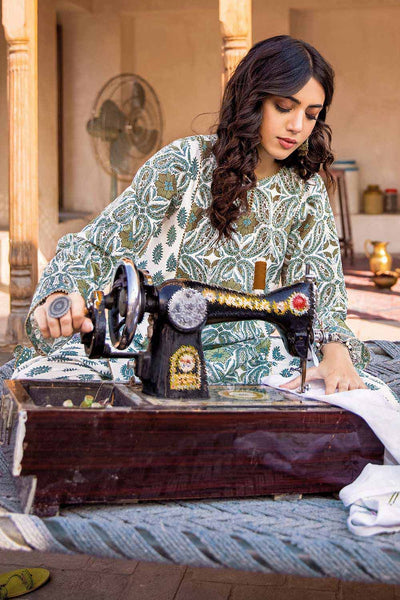 Gul Ahmed 2PC Lawn Unstitched Printed Shirt Trousers Suit TL-32025 A