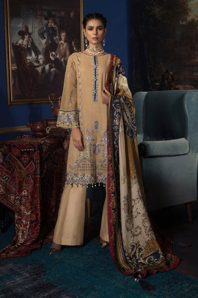 Sapphire 3 Piece Unstitched Suit Tranquility - V7