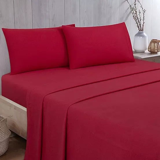 Vantona Flannelette Brushed Cotton Fitted & Flat Sheets
