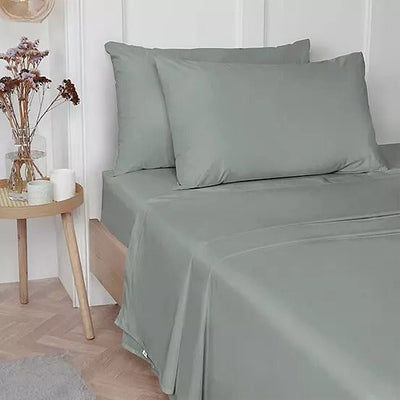 100% Luxury Cotton Plain Dyed Flat Sheets - Vantona Home Sheeting