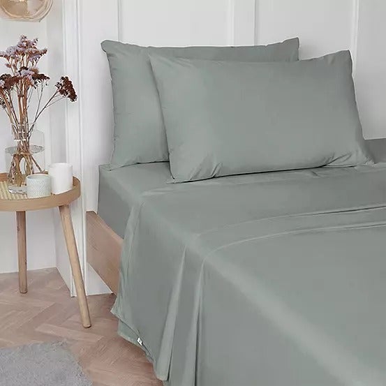 100% Luxury Cotton Plain Dyed Fitted Sheets - Vantona Home Sheeting